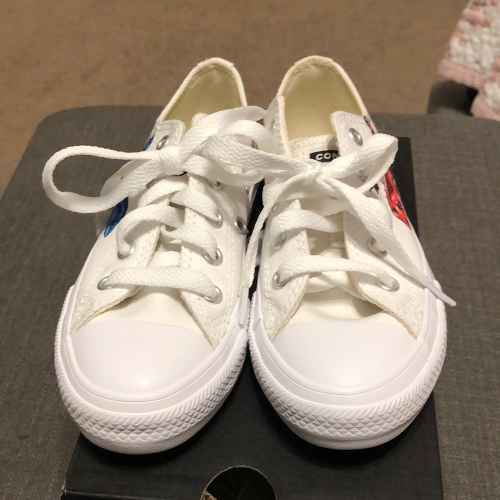 Worn once, kid sneakers